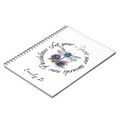 Carnet Libellule - esprit de nouvelles possibilités perso (Côté gauche)