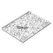 Carnet libellule et fleurs (Côté gauche)