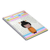 Carnet libellule kokeshi (Côté Droit)