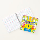 Carnet Libellule radieuse et fleurs sauvages (Intérieur)