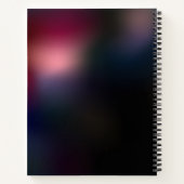 Carnet libellule rouge brillante (Dos)