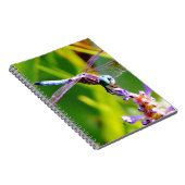 Carnet libellule turquoise et violette (Côté Droit)