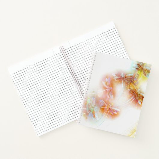 Carnet Libellules à l'aquarelle (Intérieur)
