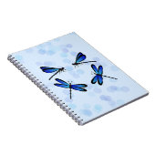 Carnet libellules bleues (Côté Droit)