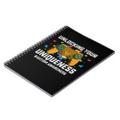 Carnet Libérer Votre Unicité Autisme Jeu Joueur (Côté gauche)