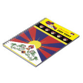 Carnet Libérez le drapeau du Tibet et du Tibet, Carte, Co (Côté gauche)