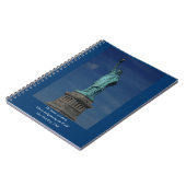 Carnet Liberty Enlightening the World - Statue de la Libe (Côté gauche)