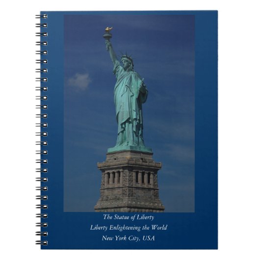 Carnet Liberty Enlightening the World - Statue de la Libe (Devant)