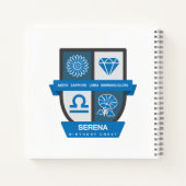 Carnet Libra Birthday Crest™ pour le 23-30 septembre (Dos)