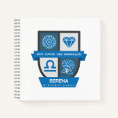 Carnet Libra Birthday Crest™ pour le 23-30 septembre (Devant)