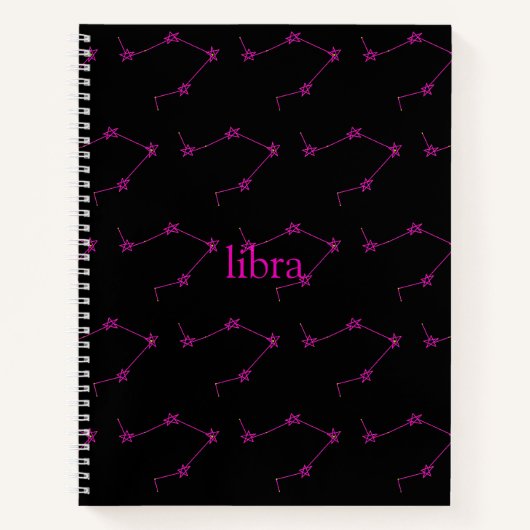 Carnet Libra Constellation Couverture rigide Spirale (Devant)