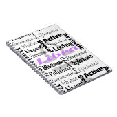 Carnet Libra Zodiac Astrologie Traits Collage (Côté Droit)