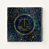 Carnet Libra Zodiac Gold Abalone sur Constellation (Dos)
