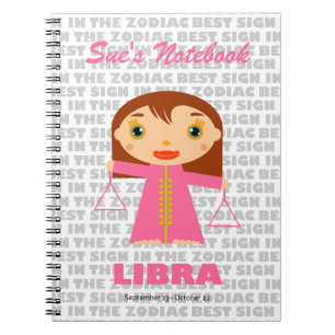 Carnet Libra Zodiac pour enfants