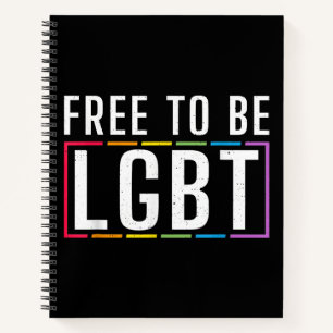 Carnet Libre d'être LGBT Bisexual Lesbian Gay pride