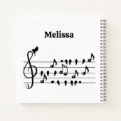 Carnet Libre en tant qu'oiseau, oiseaux chanteurs faisant (Dos)