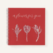 Carnet Libreta A Flower for you (Devant)