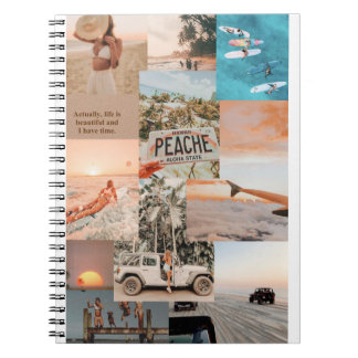 Carnet Libreta aesthetic summer vibes collage