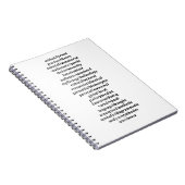 Carnet Libreta conceptos apuestos (Côté Droit)