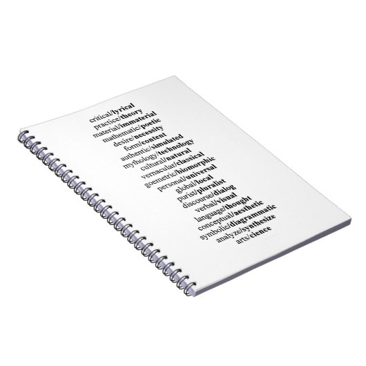 Carnet Libreta conceptos apuestos (Côté Droit)