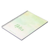 Carnet Libreta de espiral acuarela tonos suaves (Côté gauche)