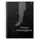 Carnet Libreta Espiral 'Glitch Controlado' - Arte Abstrac (Devant)