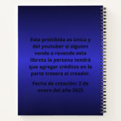 Carnet Libreta GMJ YT (Dos)