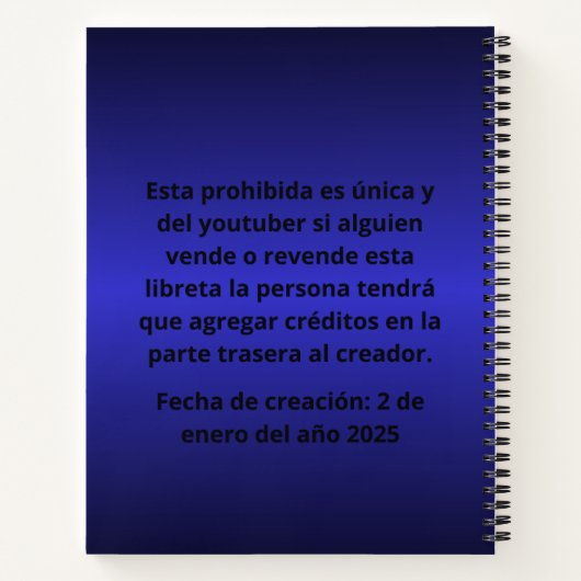 Carnet Libreta GMJ YT (Dos)