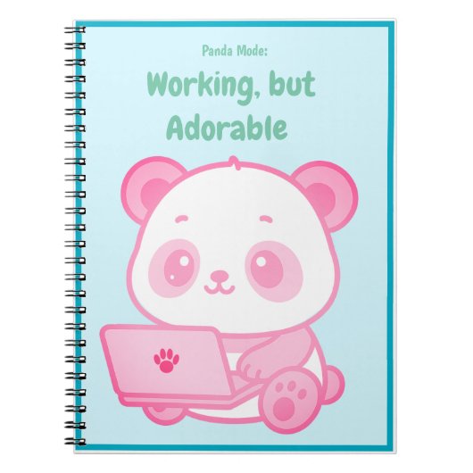 Carnet Libreta Panda Adorable (Devant)