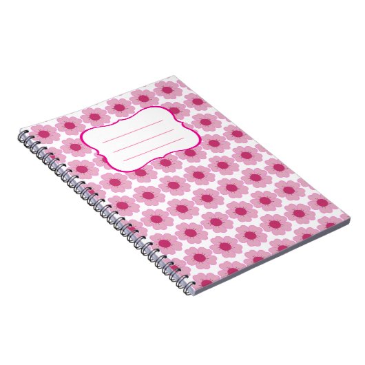 Carnet Libreta Pink Flor (Côté Droit)