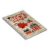Carnet Libreta Rock votre vie 2 (Côté Droit)