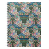 Carnet Licorice alltrie collage 3D en daim (Devant)