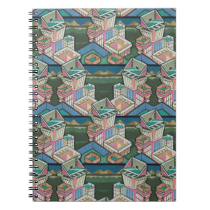 Carnet Licorice alltrie collage 3D en daim