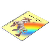 Carnet licorne (Côté gauche)