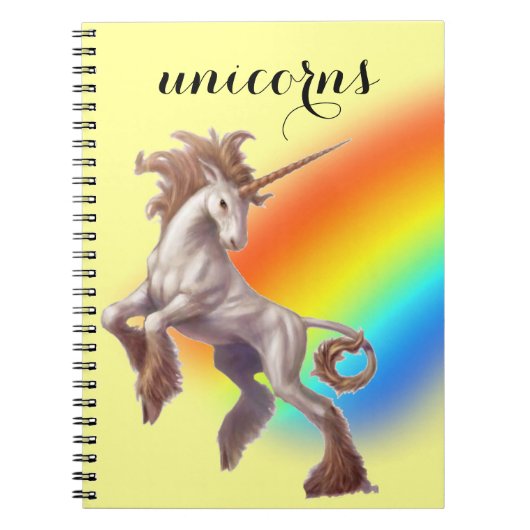 Carnet licorne (Devant)