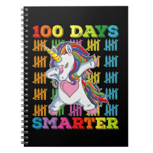 Carnet Licorne 100 Jours Plus Intelligente 100ème Jour D'