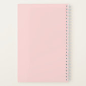 Carnet Licorne anti Saint-Valentin mignonne motif d'amour (Verso)