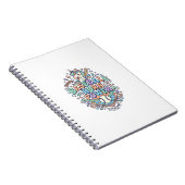 Carnet Licorne Baseball Corne Puissance Kawaii Conception (Côté Droit)
