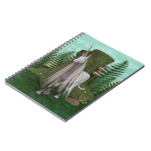 Carnet Licorne blanche