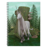 Carnet Licorne blanche (Devant)
