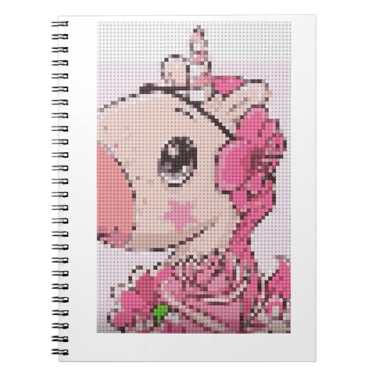 Carnet Licorne Blossom Belle (Devant)