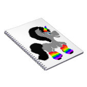 Carnet Licorne brouillée (Côté Droit)