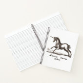 Carnet Licorne Classique Course Magie Créature de la Forê (Intérieur)