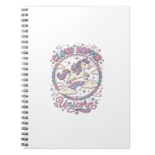 Carnet Licorne Cloud Hopper Licorne Ludique Cadeau Mignon