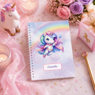 Carnet Licorne Colorée Cadeau d'anniversaire de fille Jou