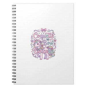 Carnet Licorne Coquette Bow Licorne Mignon Graphique T Pa