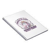 Carnet Licorne Couronnée en Typographie Gras Graphique T (Côté Droit)