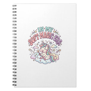 Carnet Licorne Dans Mon Produit De Style Rétro Ère De Mag