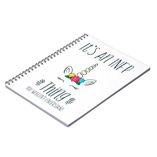 Carnet Licorne de chose d'INFP (Côté gauche)