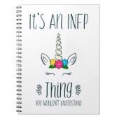 Carnet Licorne de chose d'INFP (Devant)
